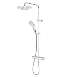 Takdusch Estetic Round i krom – elegant duschlösning från Gustavsberg